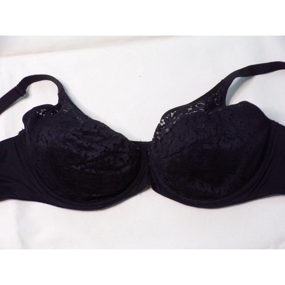 CHANTELLE Norah Underwire Non-Padded Bra Black 34DDDD #13F1 NEW - Picture 9 of 12